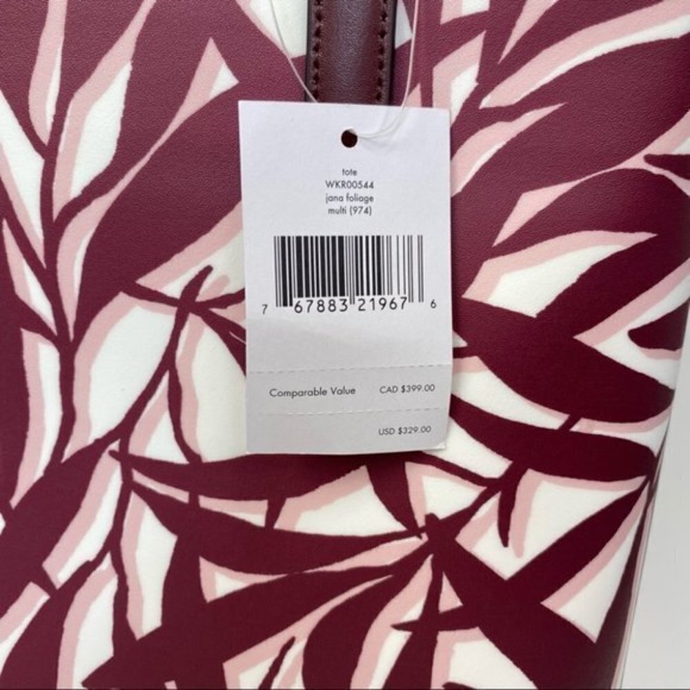NEW Kate Spade Handbag Jana Tote Bag Foliage Multi - Picture 6 of 13
